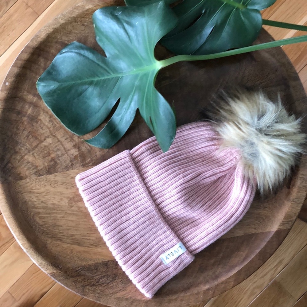 🌱 2/$25 🌱 NWOT Lively It Girl Pom Beanie